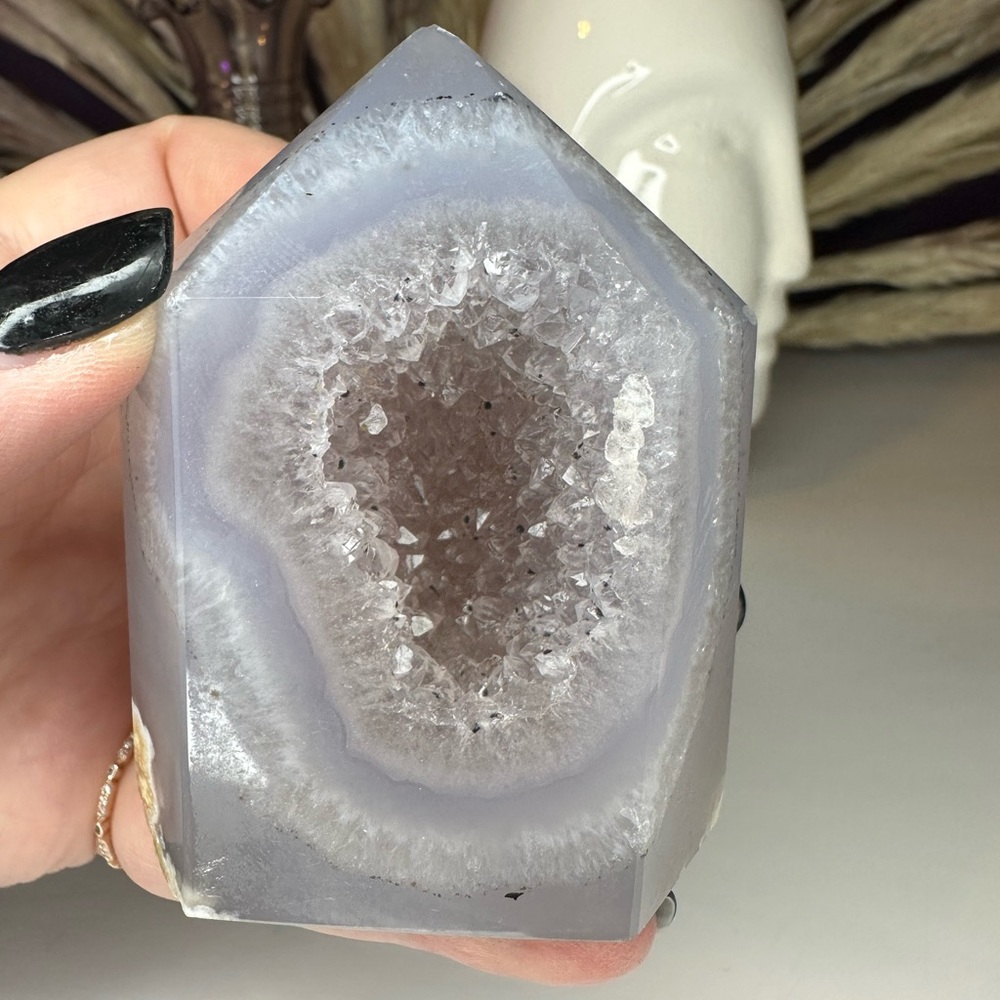 Druzy Agate Tower